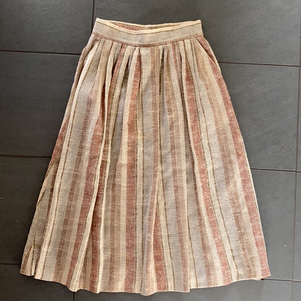 Vintage Casual Corner Linen Skirt